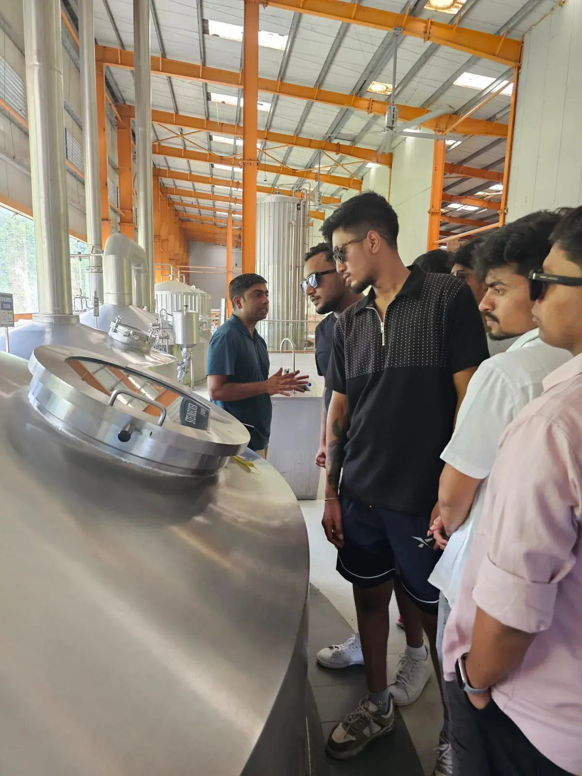 bunch of students in field trip