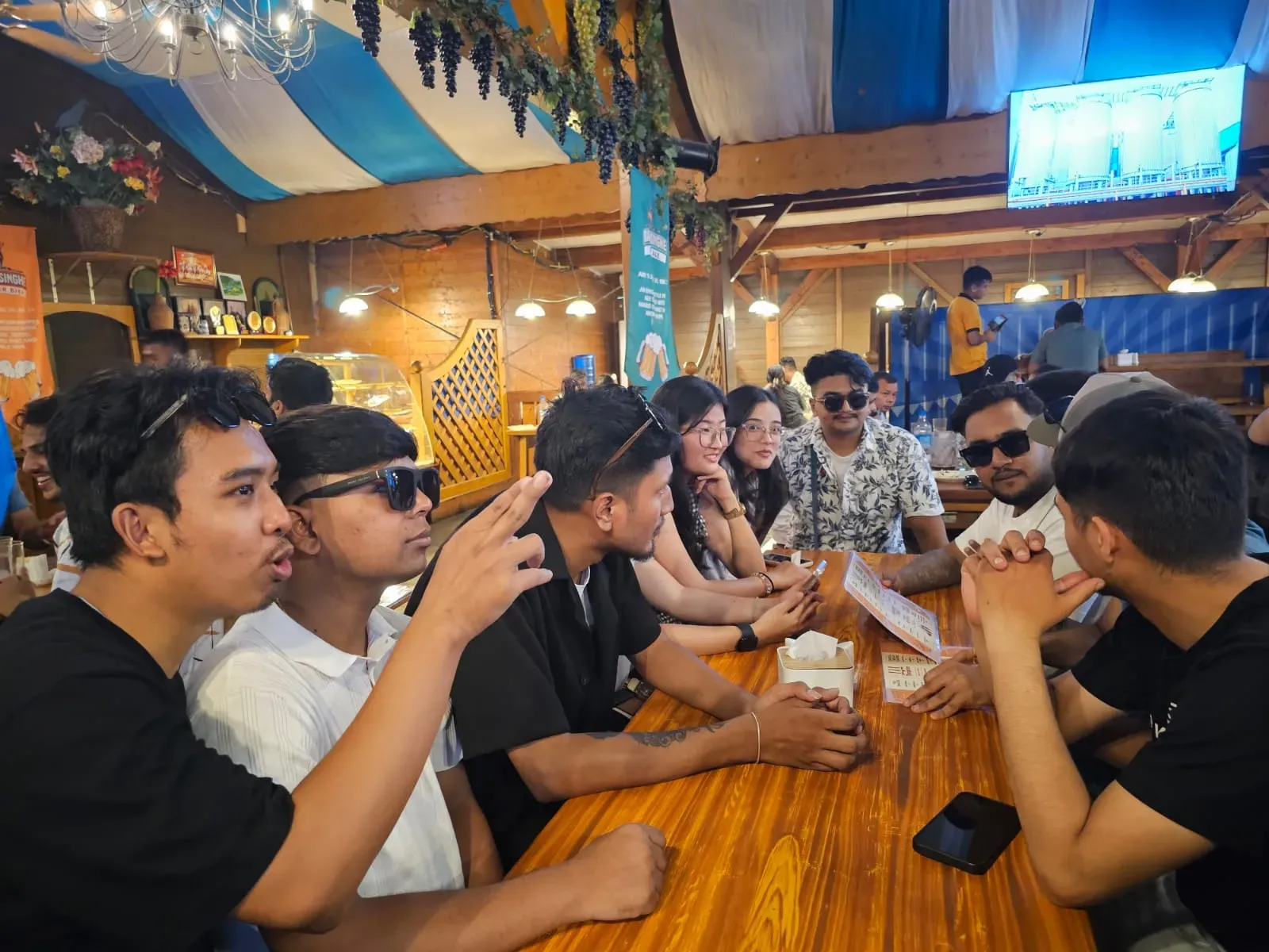 bunch of students in field trip